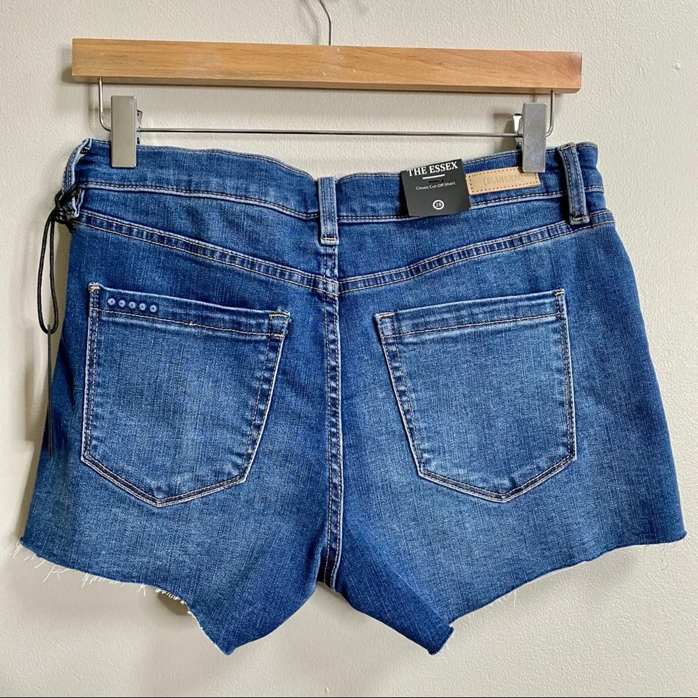 Blank NYC The Essex Rip and Repair Denim Shorts Size 28